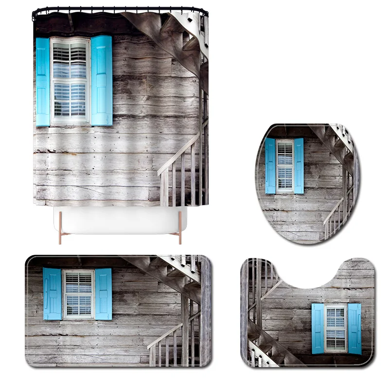 

Modern Style Bath Mat Home Decoration Toilet Seat Cover Non-Slip Bathroom Floor Rug Set Memory Foam Toilet Seat Cover Mat Set