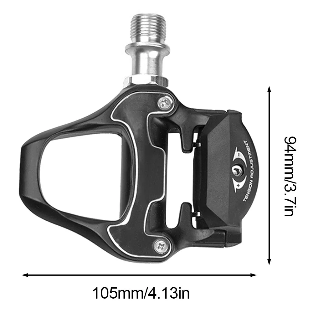 

A pair bicycle Self Lock Pedals Rainbow Aluminum Alloy the Step Cycle Bike Pedal with Anti-skid Pad Kit for Shimano SPD-SL