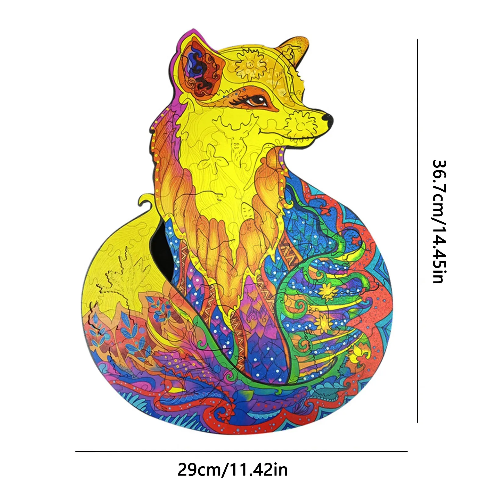 

154 Pieces Unique Wooden Animal Jigsaw Puzzles Unique Shape Pieces Animal Puzzle Gift For Adults And Kids Jigsaw Juguetes