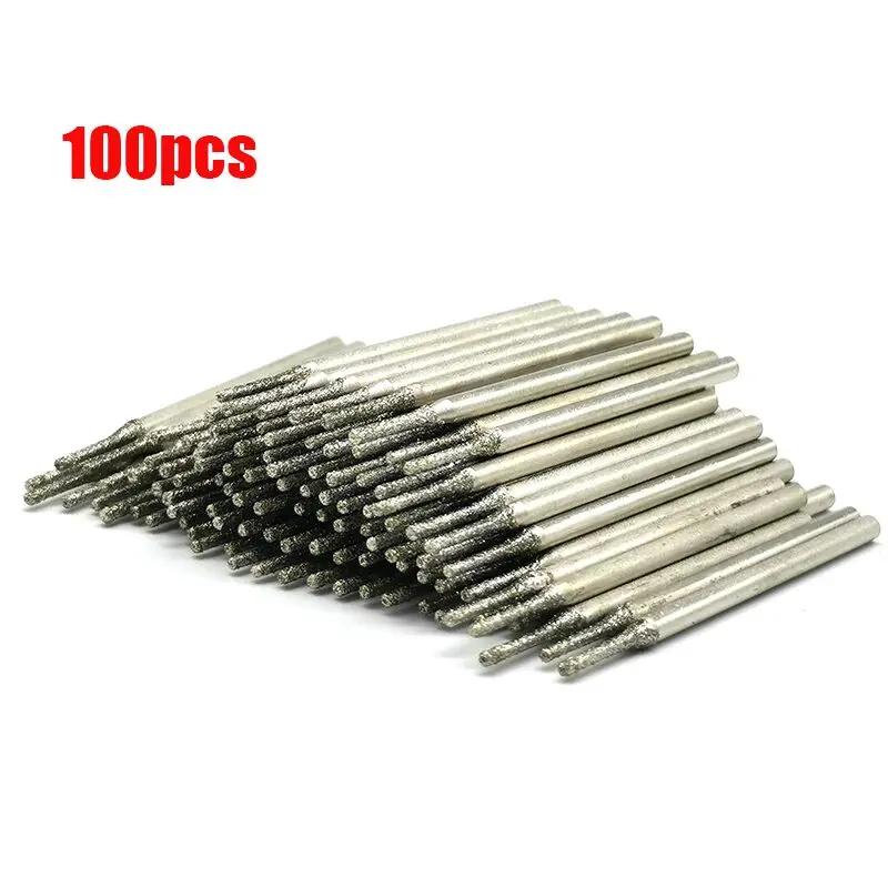 100 шт. алмазное отверстие резак для сверления отверстий твердое сверло иглы