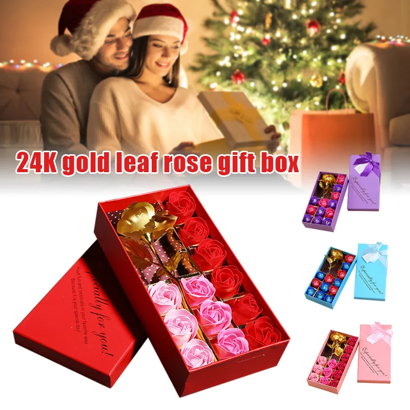 

Artificial Flowers Valentine's Day Flowers Soap Flower Gift Rose Box Festival Gift Artificial Flower YE-Hot