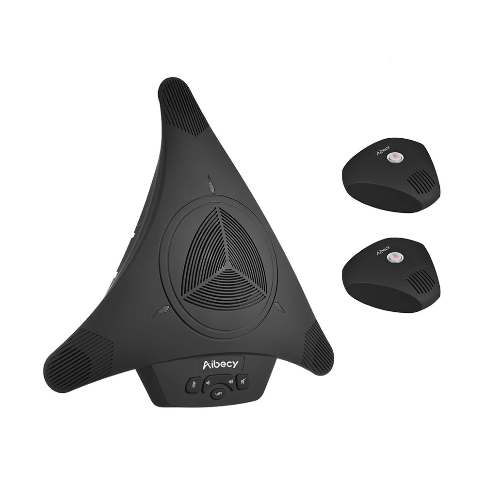 Микрофон Aibecy для совещаний с 2 расширенными микрофонами USB 8 м Поддержка Skype MSN