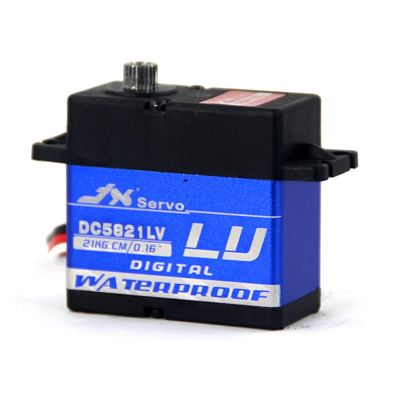 JX servo DC5821LV 21 кг полный водозащитный для Rc Servo тигельные психического шестерни 1:8 1:10