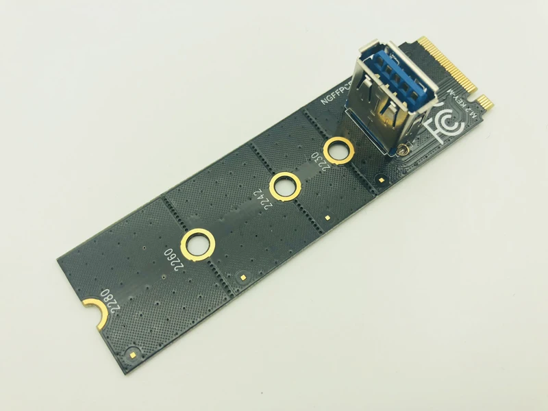 Карта расширения NGFF M.2 на PCI E X16 10 шт. карта Pcie для майнинга 2242/2230/2260/2280 мм M2