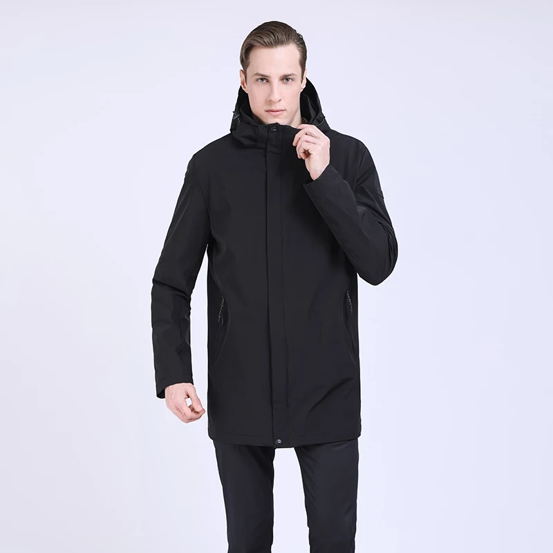 

Мужская ветровка TALIFECK, черная повседневная куртка, ветровка, верхняя одежда, весна 2020