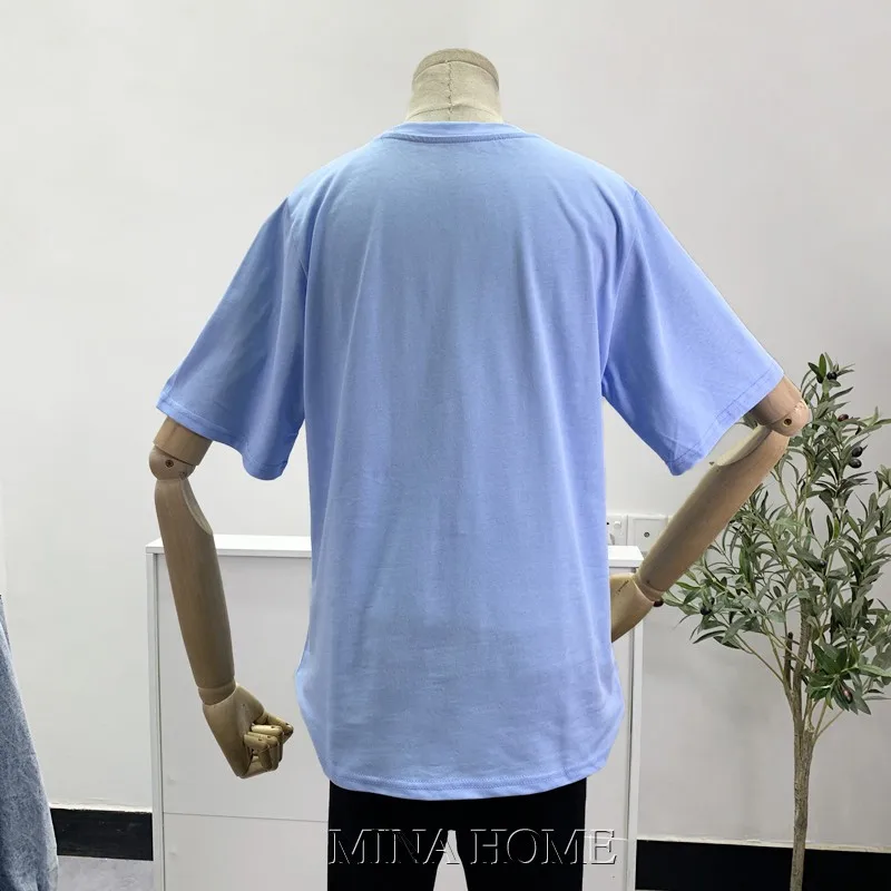 

Summer Short Sleeved Women's Tops Loose Slimming Casual Cartoon T Shirt Female Printed Bottoming Shirt Student T Shirt
