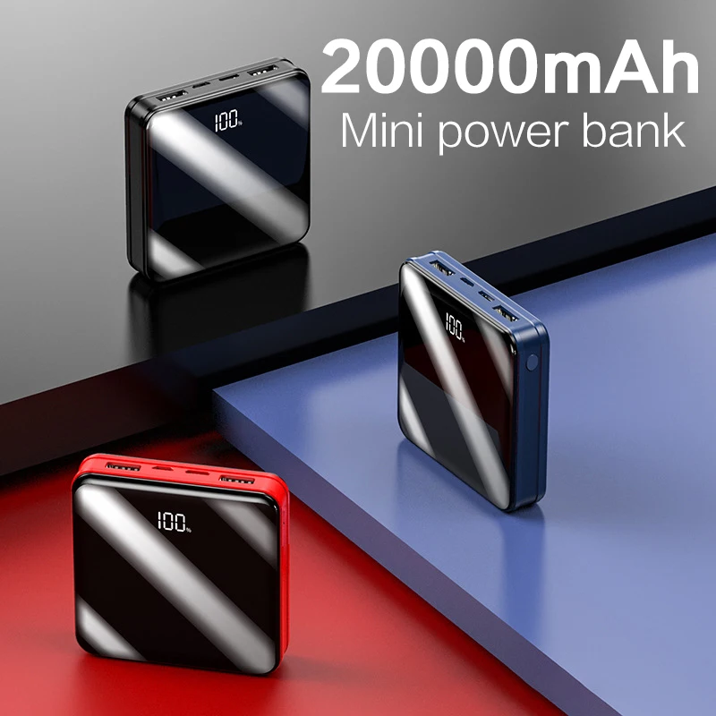 Внешний мини аккумулятор на 20000 мА · ч для Xiaomi Mi iphone Samsung|Внешние аккумуляторы| |