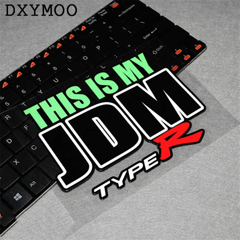 Это MY JDM Тип R Автомобильная наклейка s HF hellafпышная Наклейка на окно наклейки 15x11 см