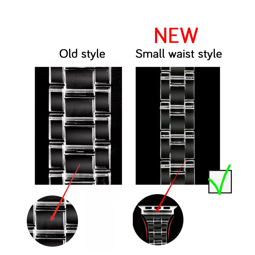 Slim Transparent Jelly Band For Apple Watch 44mm 40mm Series Se 7 41mm  45mm  Clear Strap on Smart Iwatch 6 5 38mm 42mm Bracelet