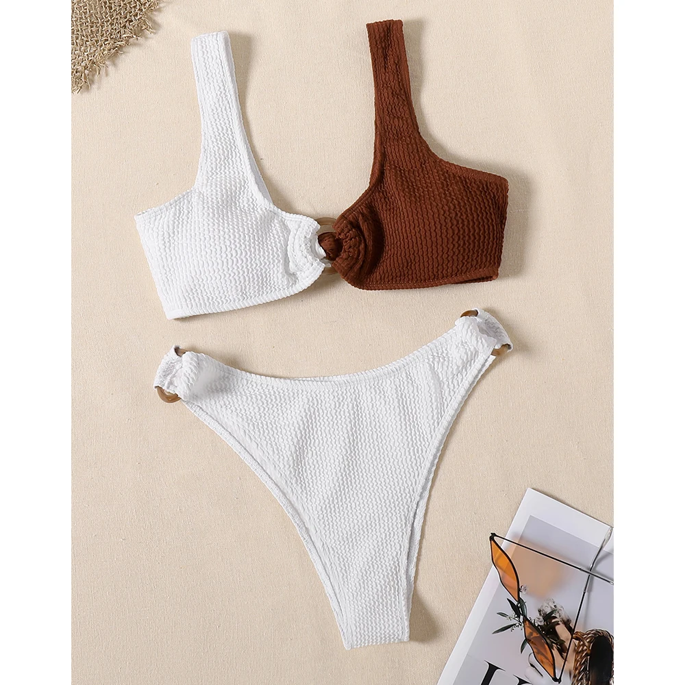 2021 новый сексуальный бикини контрастных цветов купальник женский купальный