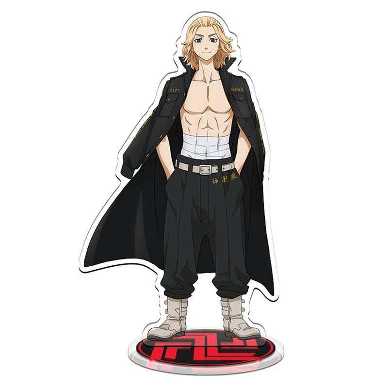 

Japan Anime Tokyo Revengers Figures Character Acrylic Stands Hanagaki Manjir Figure Model Plate Anime Fan Gift Collection