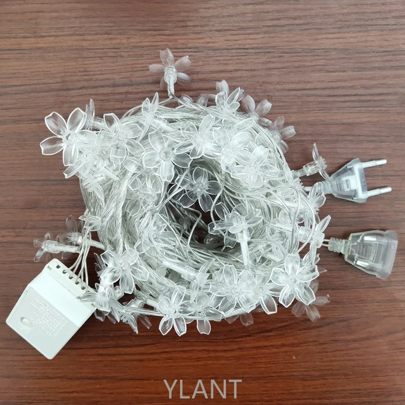 

LED Flowers Fairy Lights 2M 5M 10M Indoor LED String Lights Garden Christmas Tree Garland Holiday Home Room Decoration Battery