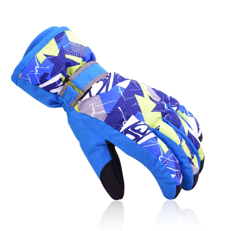 Лыжные перчатки Детские флисовые теплые снегоходные для мальчиков спортивные