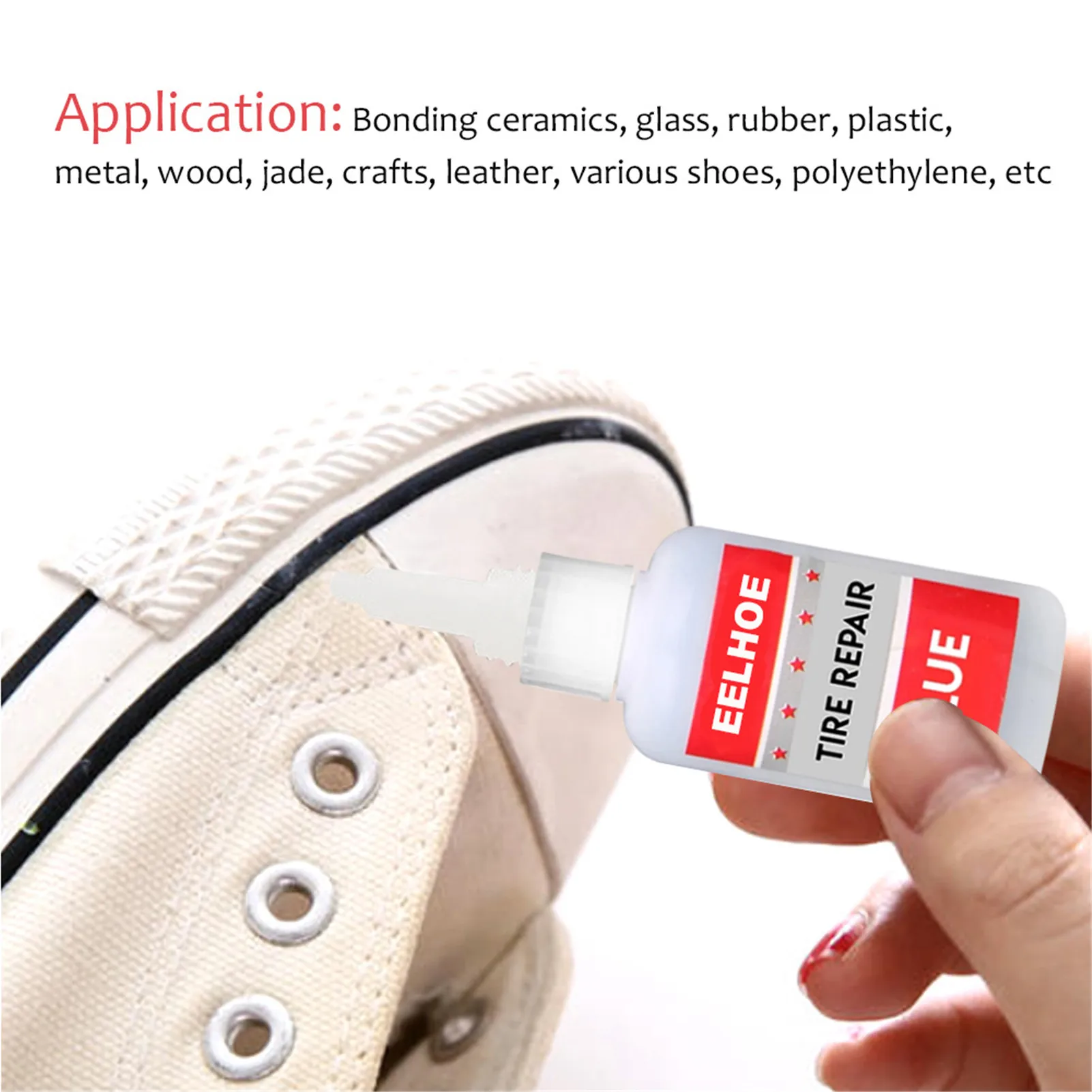 

MIG EELHOE 30/50ML Tire Repair Glue Waterproof Anti Impack Shockproof Glue High Temperature Resistance Repair Kit