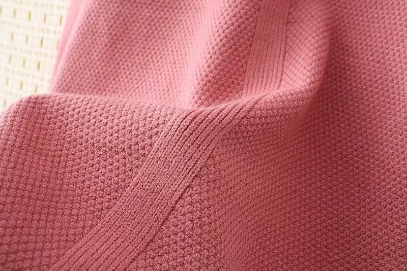 

Plus size Solid pink khaki navy knitted women loose sweaters 2021 new winter casual ladies pullovers female sweater tops