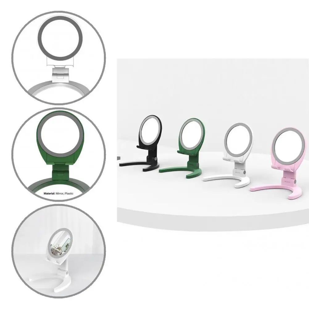 

Phone Holder Stable with Mirror Anti-skid Table Mobile Phone Shock-proof Holder for Livestreaming Phone Mount Phone Holder