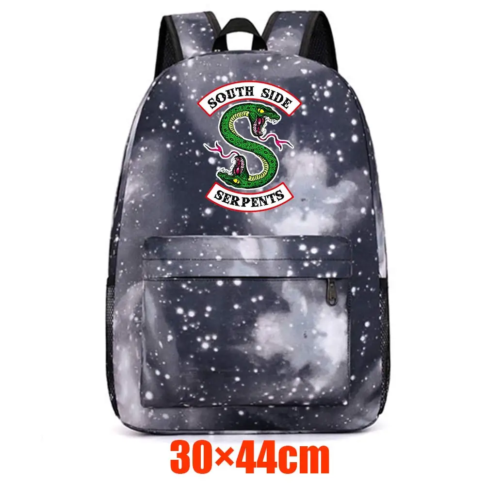 

Backpack Anime Riverdale Canvas Packsack High Quality Schoolbag Casual Teenger Unisex Student Travel Laptop Bag