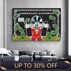 Alec Монополия Диснея Дональд Дак Холст Картина граффити миллионер деньги улица фотография для гостиной дома