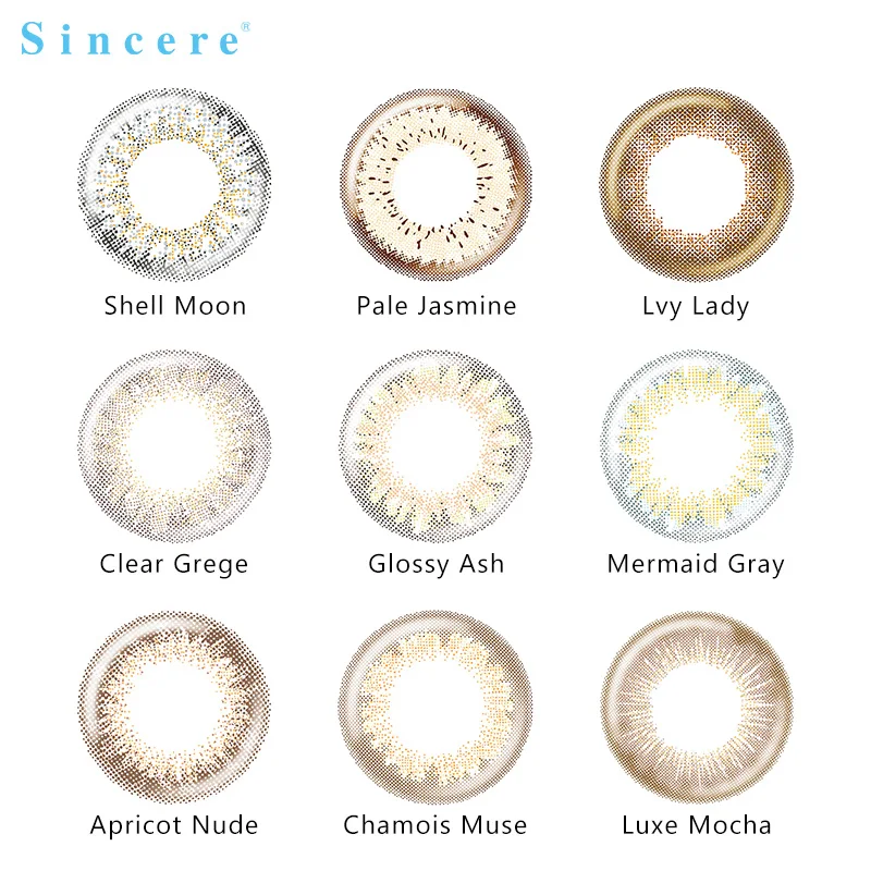 

Sincere-vision Miche Bloomin Monthly Contact Lenses eye lens vision correction health care 2lenses/pair Used for 30days