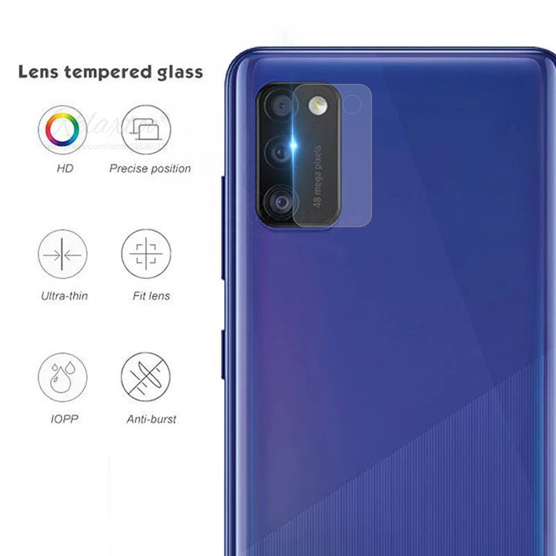 Защитное стекло закаленное для samsung A31 A41 A01 A415F A015F A315F 2 в 1 | Мобильные телефоны и