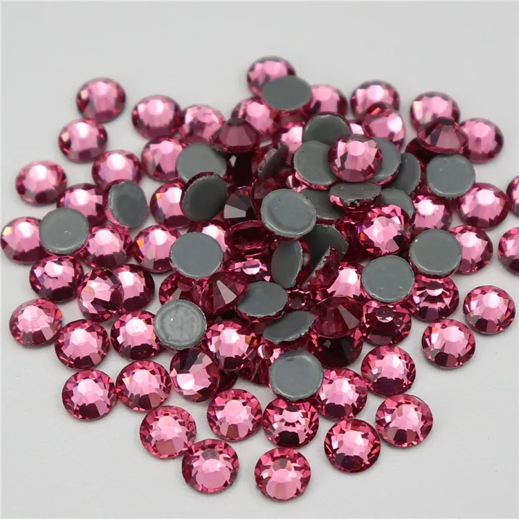 Роза/фуксия шикарные бордовые украшения хрустальные камни высокого качества для