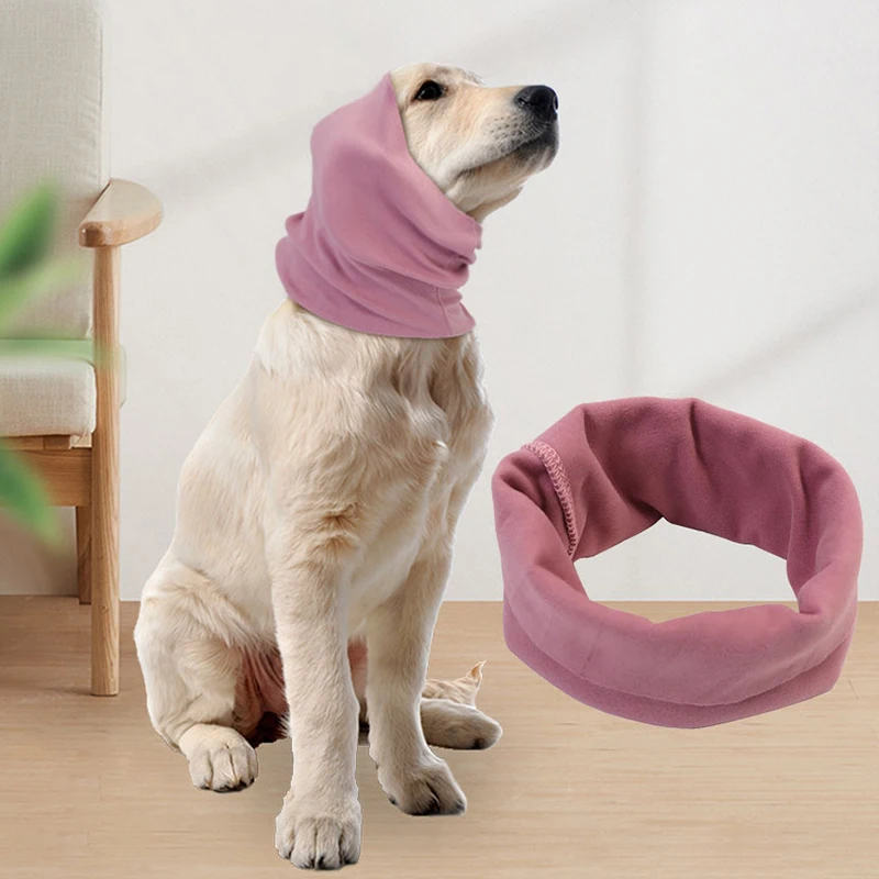 

Pet Turban Soft Comfortable Keep Warm Dog Cat Hat S-L Durable Products Noise-Proof Windproof Earmuffs Dog Head Cover Accessories