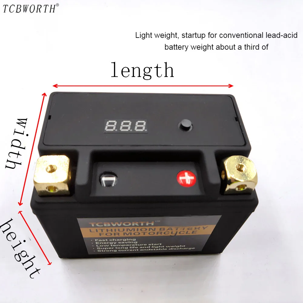 TCBWORTH 5L B BS 12V мотоциклов лития старта Батарея 3Ah CCA 180A скутер ионных вездеходы литий