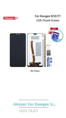 Alesser Для DOOGEE N10 Премиум Закаленное стекло пленка устойчивая к царапинам Защитная стальная Пленка Для DOOGEE N10 Аксессуары для мобильных телефонов