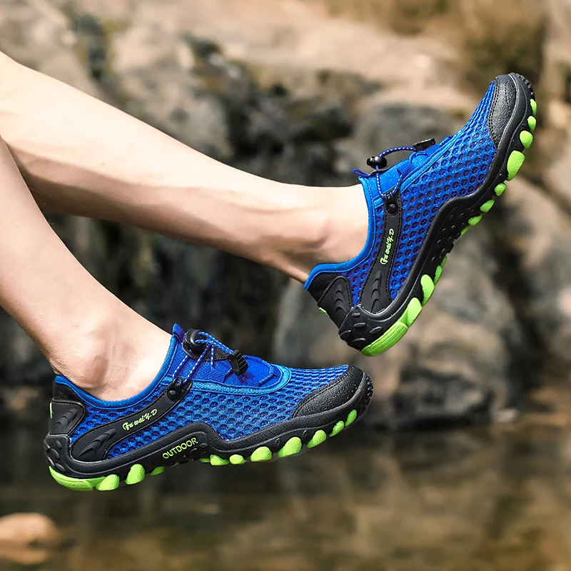 Кроссовки мужские для активного отдыха дышащие сетчатые спортивные сникерсы