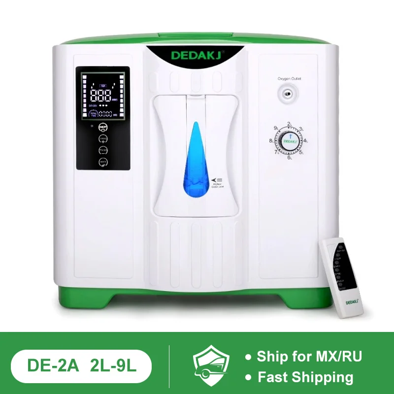 Портативный генератор кислорода DEDAKJ оксигена английская версия DE 2A 2L
