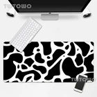 Новый большой коврик для мыши, белый, черный, бычья кожа, коврик для мыши, Настольный коврик для мыши, Настольный коврик для мыши, коврик для мыши, коврик для мыши