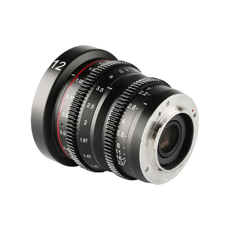 Meike 12 мм T2.2 объектив камеры ручной фокус портрет Cine объектив для Olympus Panasonic Lumix M4/3-крепление для M4/3 крепление