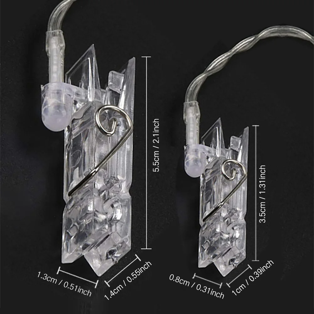 

Party Fairy Lights 3M and 6M Beautiful Waterproof Card Photo Clip String Light for Christmas New Year Wedding Outdoor Decoration