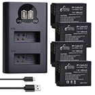 Аккумулятор LPE12 LP-E12 + двойное зарядное устройство для Canon EOS M M10 M50 M100 100D Kiss X7 Rebel SL1