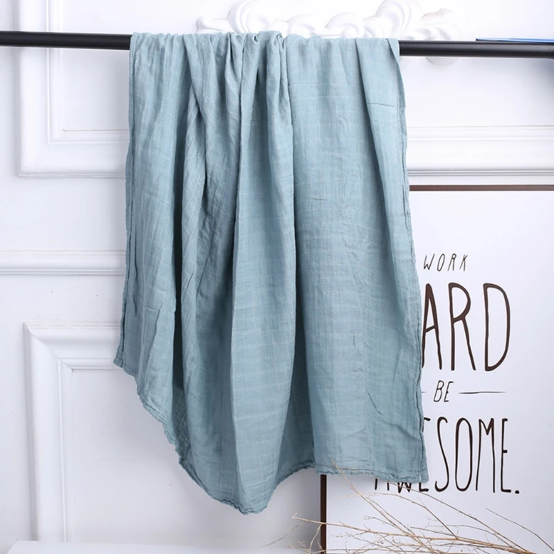 

120x120cm Baby Stroller Blanket Soft Gauze Infant Newborn Swaddle Wrap Sleepsack 54DA