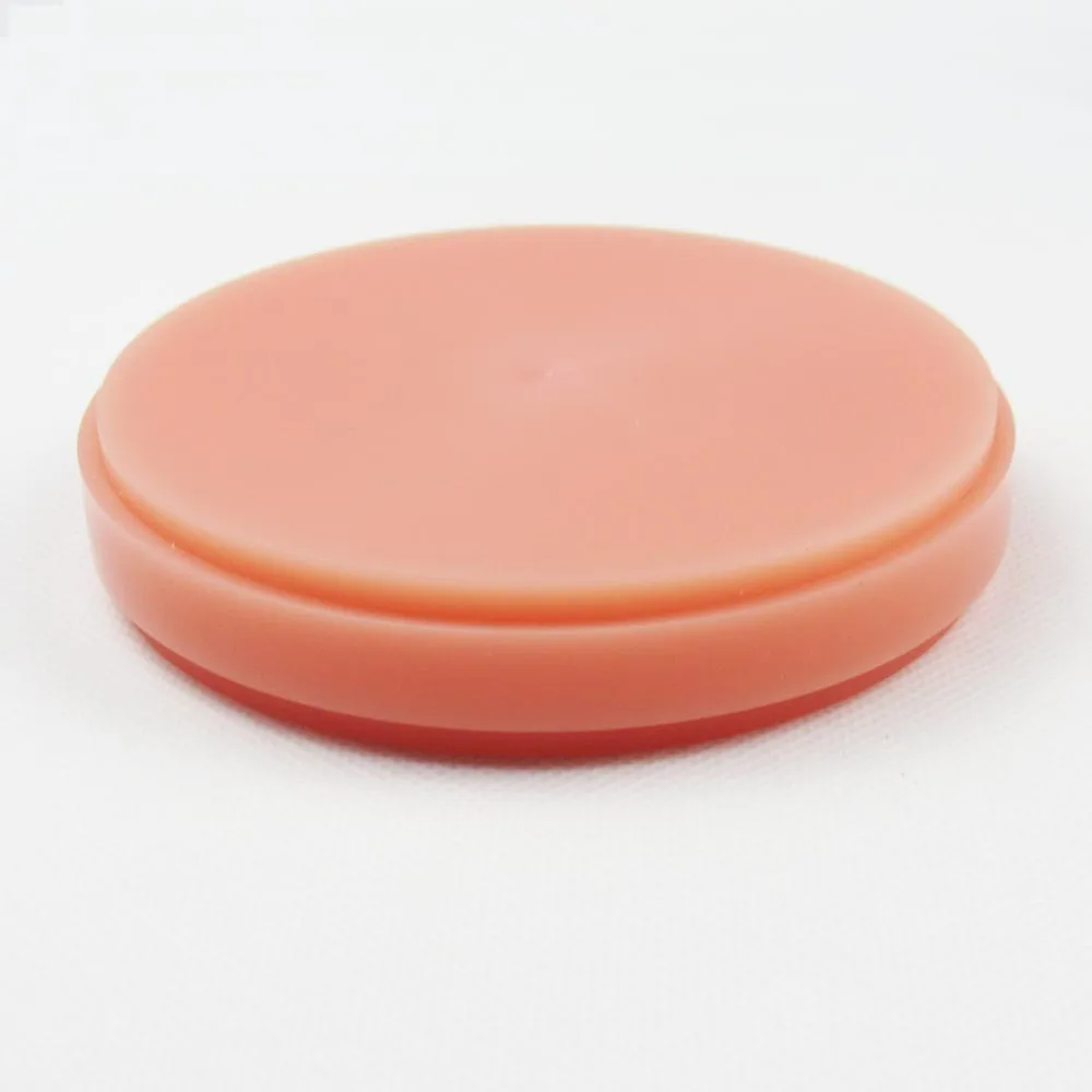 8pcs Dental Material PMMA Puck Disc Pink for Teeth Restoration