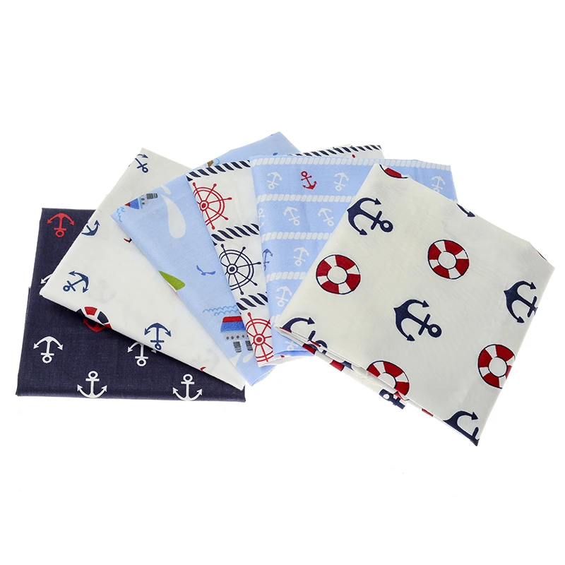 Морской якорь океан Ветер серии ручной работы хлопчатобумажная ткань морской