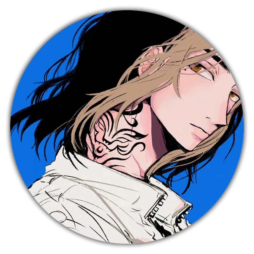 Брошь в стиле значок аниме с изображением синего Токио Мстители 58 мм косплея