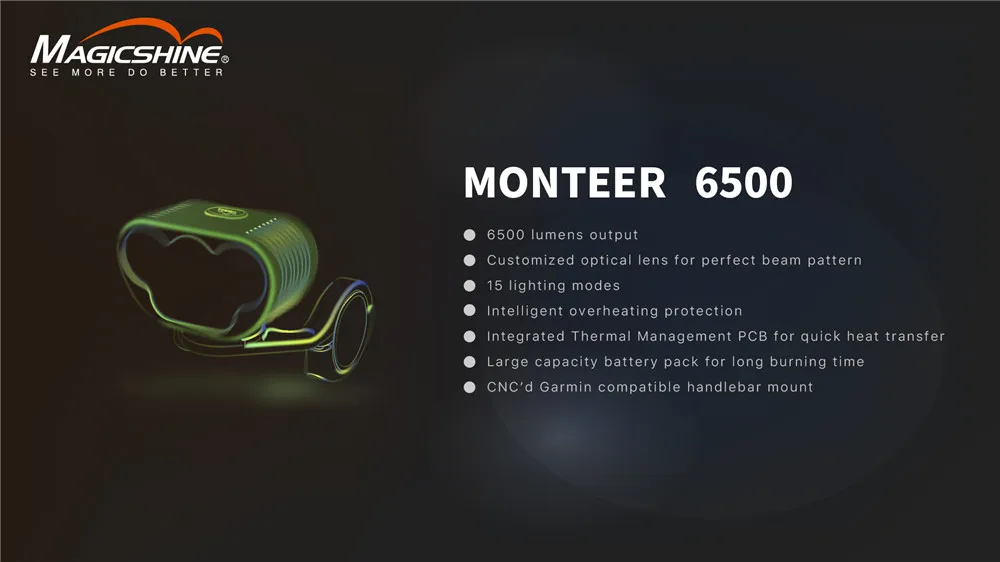 MAGICSHINE монтеер 6500 свет велосипеда 75 ватт XHP50.2 светодиодный* 3+ XML2 светодиодный* 2 Макс 6500 люменов передняя фара велосипеда 10500 мАч аккумулятор