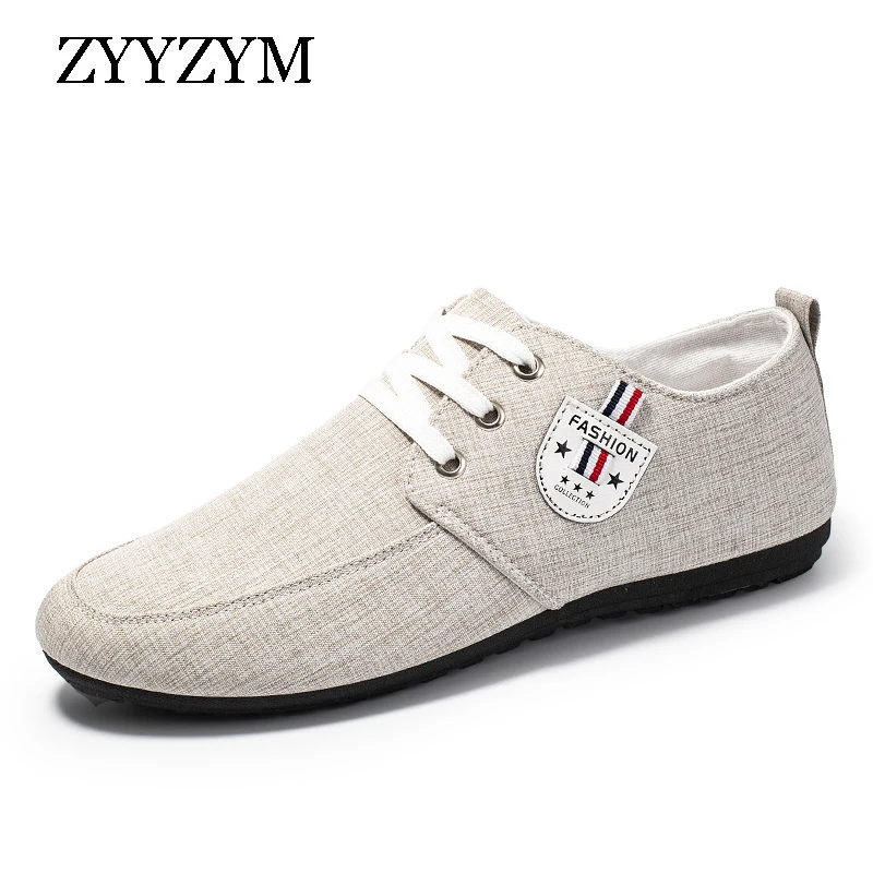 

Spring Summer Men's Casual Shoes Breathable Lightweight Canvas Shoes Fashion Men's shoes