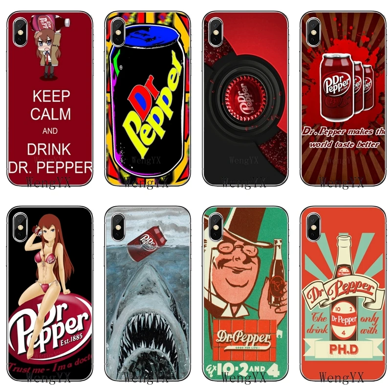 Для iPhone XR X XS Max 8 7 6s 6 plus SE 5s 5c 5 iPod Touch Dr Pepper аксессуары чехол для телефона|Бамперы| |