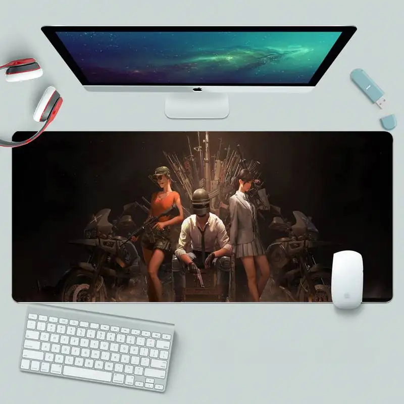 

pubg Gaming Player desk laptop Rubber Mouse Mat Rubber Gaming Mousepad XL Large Gamer Keyboard PC Desk Mat Takuo Mouse mat