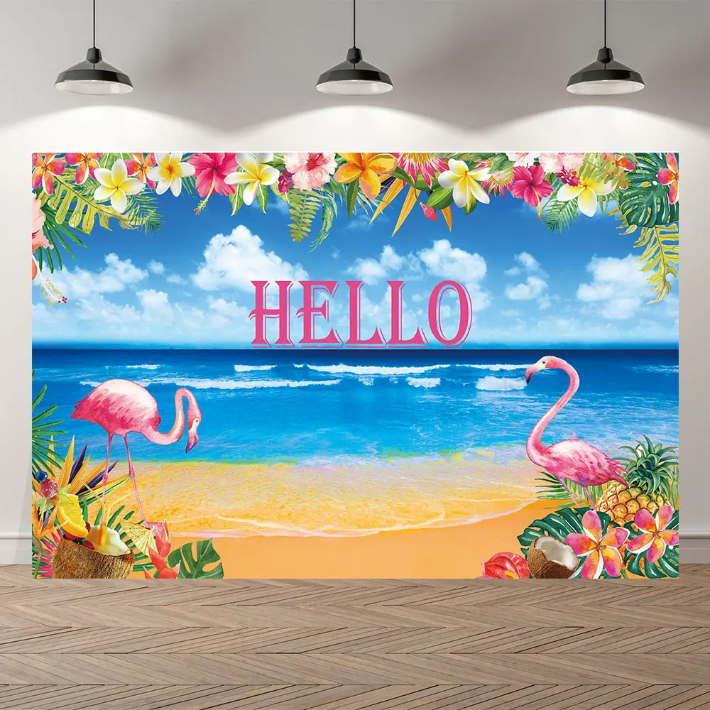

NeoBack, баннер на день рождения, фламинго, лето, море, пляж, детский душ, студийный фон для фотосъемки, фоны для фотосъемки, настенная бумага