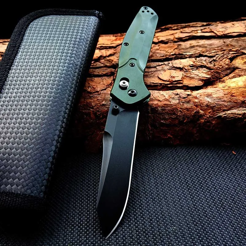 Black blade BM940 Складной нож S30V Лезвие Карманный Компактный Тактический Открытый Инструмент Алюминиевая Ручка Кемпинг Охота выживания спасательный нож OEM - Цвет: Black blade