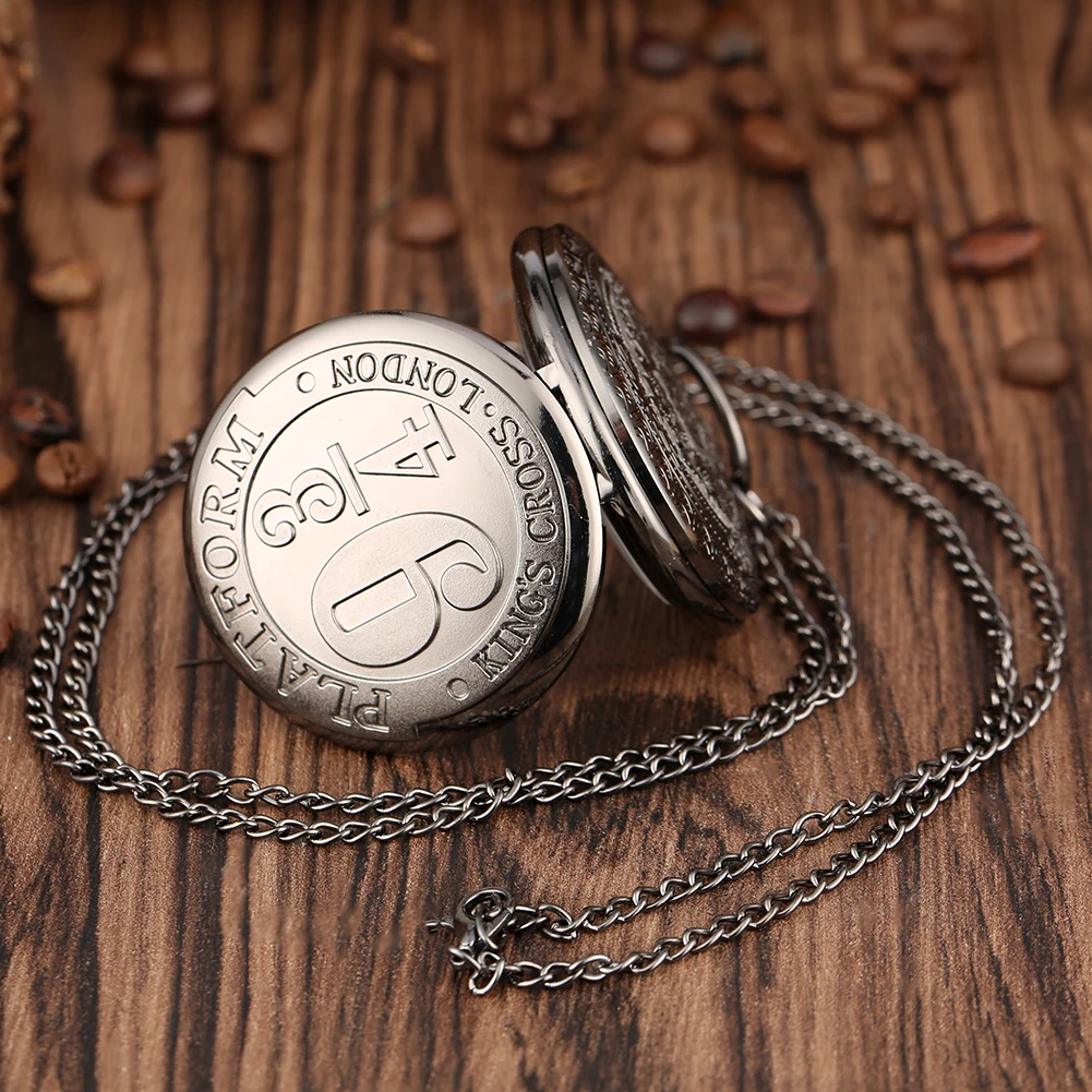 Exquisite Pendant Necklace Chain Quartz Pocket Watch with Gift Box Fashion Gift Sets for Family Friend