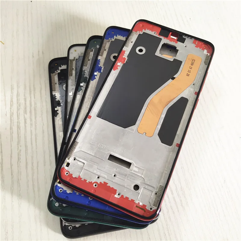 

Original For Xiaomi Redmi Note 8 Pro Middle Frame Housing Bezel Note8 Pro LCD Supporting Front Frame + Power Volume Button Parts
