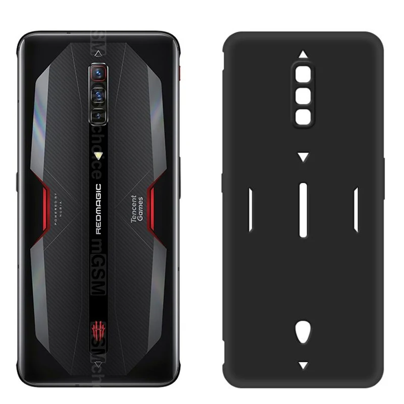 СПС ZTE Red Magic 6/6 Pro Чехол nubia красный Магия 3 3s силиконовый чехол из Tpu для задней