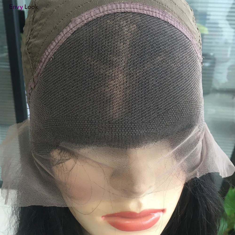 Естественный цвет кружевные передние парики Envy Look человеческие волосы Remy с