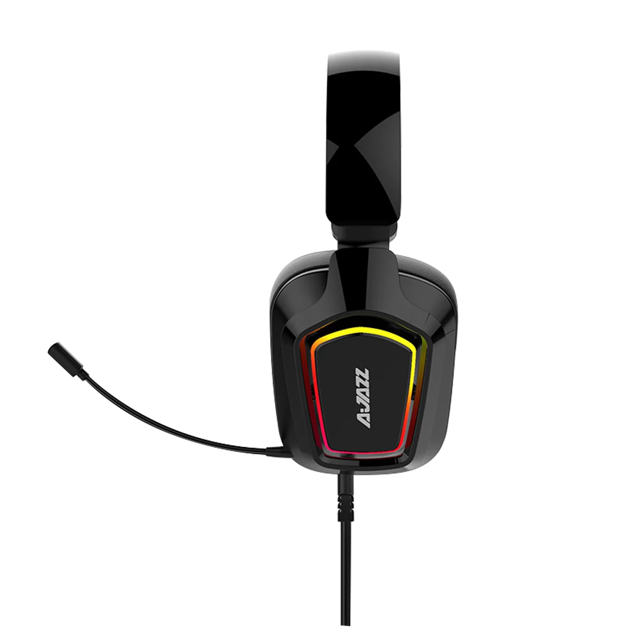 

AJAZZ-AX368 игровая гарнитура с объемным звуком, стерео Проводная гарнитура с USB-микрофоном, цветсветильник ка, для ПК, ноутбука