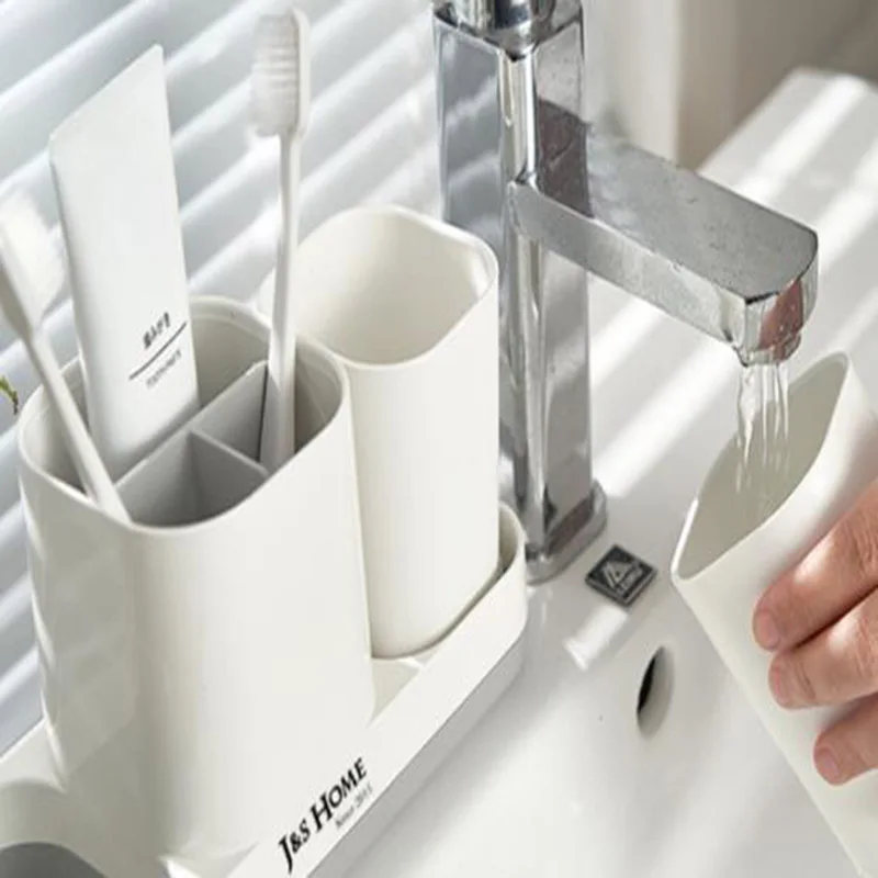 Простой простой держатель для зубных щеток в европейском стиле стеллаж хранения